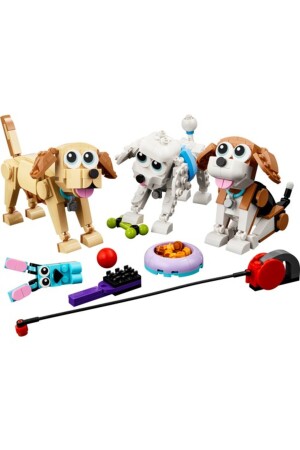 ® Creator Cute Dogs 31137 – Spielzeug-Bauset für Kinder ab 7 Jahren (475 Teile) - 5