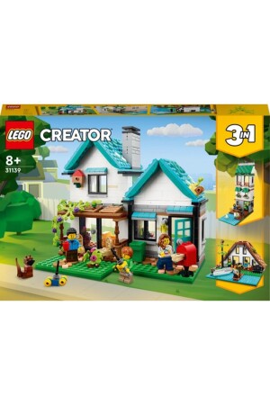 ® Creator Cute House 31139 – Kreatives Spielzeug-Bauset für Kinder ab 8 Jahren (808 Teile) - 3