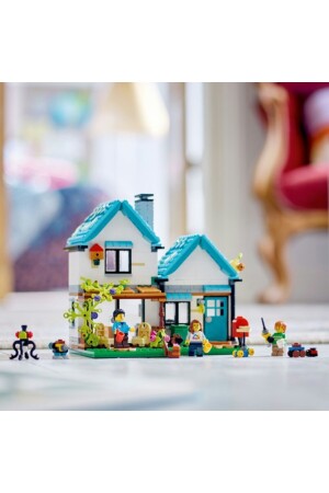 ® Creator Cute House 31139 – Kreatives Spielzeug-Bauset für Kinder ab 8 Jahren (808 Teile) - 6