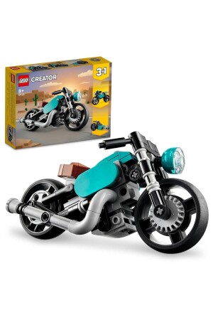 ® Creator Klasik Motosiklet 31135 - 8 Yaş ve Üzeri Çocuklar için Oyuncak Yapım Seti (128 Parça) - 1