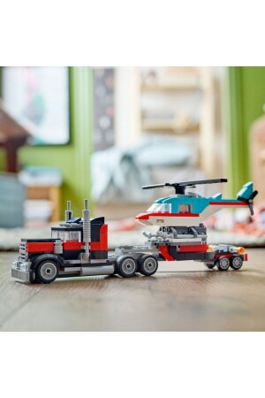 ® Creator Pritschenwagen mit Hubschrauber 31146 – Bauset für Kinder ab 7 Jahren (270 Teile) - 8