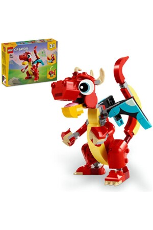 ® Creator Red Dragon 31145 – Bauset für Kinder ab 6 Jahren (149 Teile) - 1