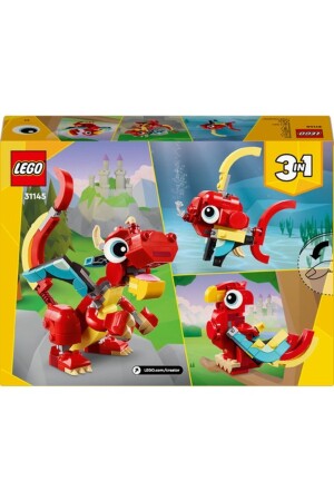 ® Creator Red Dragon 31145 – Bauset für Kinder ab 6 Jahren (149 Teile) - 4