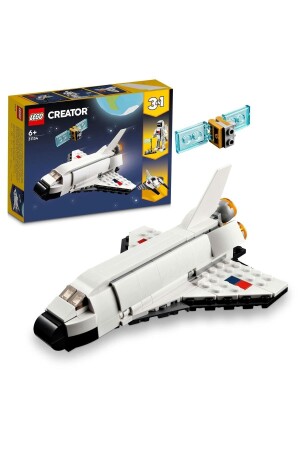 ® Creator Space Shuttle 31134 – Kreatives Bauset für Kinder ab 6 Jahren (144 Teile) - 2