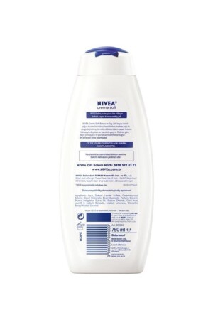 Creme Soft Creamy Touch Bade- und Duschgel 750 ml – Körperfeuchtigkeitscreme – Mandelöl – glatte Haut - 8