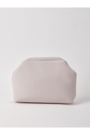 Cremefarbene Clutch-Handtasche für Damen - 4