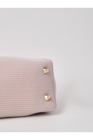 Cremefarbene Clutch-Handtasche für Damen - 5