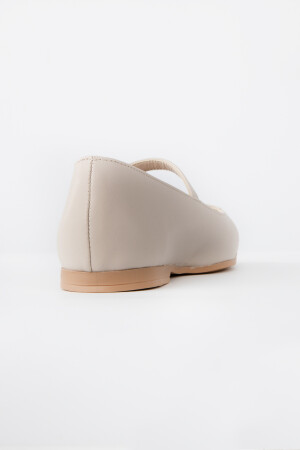 Cremefarbene Daily-Ballerinas für Damen - 5