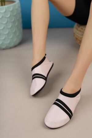 Cremefarbene Lycra-Seeschuhe - 3