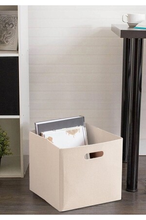 Cremefarbener Mehrzweck-Organizer aus Filz, Schrank-Organizer – einzeln // 24 x 24 cm - 1