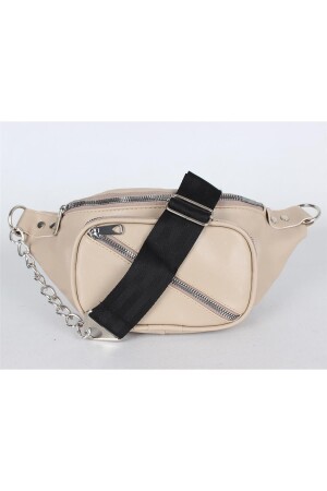 Cross Beige Cross-Brusttasche aus Kunstleder - 4