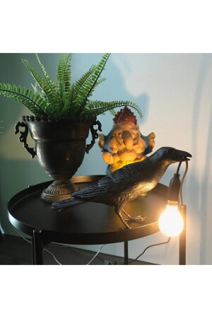 Crow Holding Lamp Lampshade Modern Lighting Led Light Decor krgnw - 6