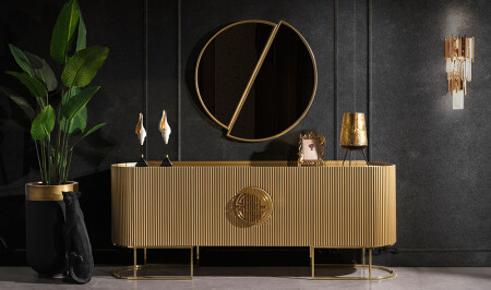 Crown Konsol - Gold - Cadde Yıldız