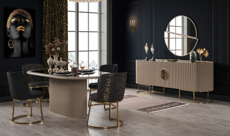 Crown Yemek Odası - Cappuccino - Cadde Yıldız