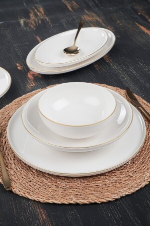 Crystal 6 Kişilik 27 Parça Yemek Takımı - Acar