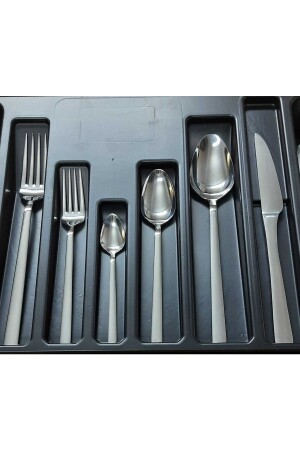 Çubuk 72-teiliges Löffel-Gabel-Messer-Set für 12 Personen 430 - 2