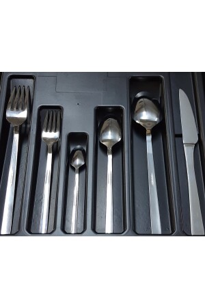 Çubuk 72-teiliges Löffel-Gabel-Messer-Set für 12 Personen 430 - 3