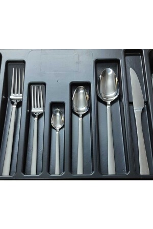 Çubuk 72-teiliges Löffel-Gabel-Messer-Set für 12 Personen 430 - 1