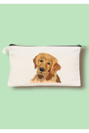 Cute Dog Köpekli Clutch Çanta- Makyaj Çantası- Kalem Kutusu- Kalemlik 12-18 - 1