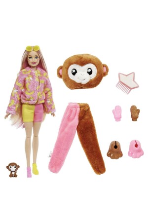 Cutie Reveal Bebekler Tropikal Orman Serisi Maymun Hkr01 PRA-8144766-9916 - 3