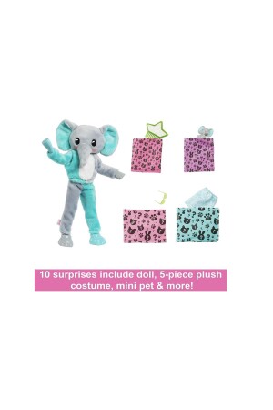 Cutie Reveal Dolls Tropenwald-Serie – Elefant Hkp97-hkp98 - 5