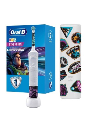 D100 Vitality Lightyear Özel Seri Çocuklar Için Ekstra Yumuşak Şarj Edilebilir Diş Fırçası + - 1