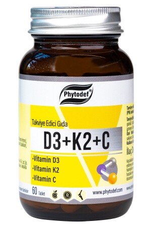 D3 + K2 + C – 60 Tabletten - 2