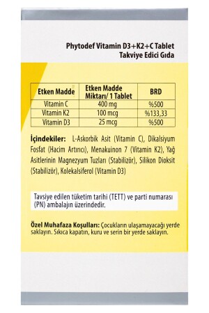 D3 + K2 + C – 60 Tabletten - 4