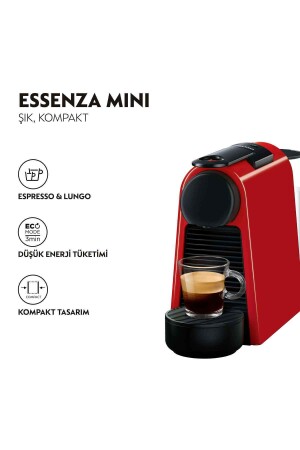 D30 Essenza Mini Kahve Makinesi,Kırmızı d30 - 2