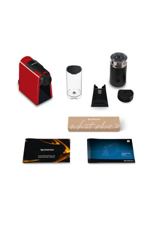 D35 Essenza Mini Kırmızı Kahve Makinesi ve Süt Köpürtücü Aksesuar 500.01.01.4265 - 8