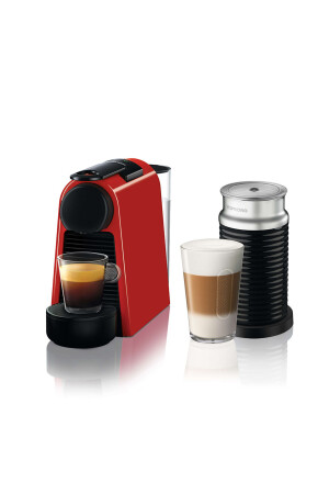 D35 Essenza Mini Red Kaffeemaschine und Milchaufschäumer-Zubehör 500. 01. 01. 4265 - 1