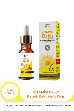 فيتامين D3K2 20 مل - Orfarma