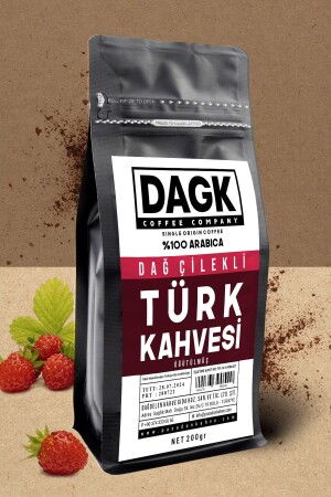 Dağ Çilekli Türk Kahvesi 200 gr (AROMALI) - 5