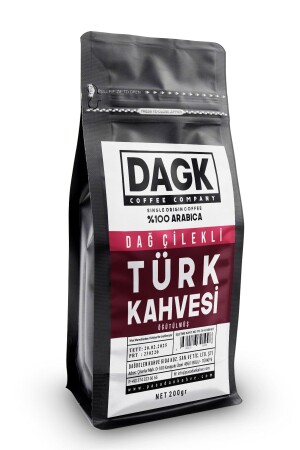 Dağ Çilekli Türk Kahvesi 200 gr (AROMALI) - Dagk