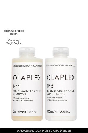 Daily Cleanse & Condition - Saçları Temizleyen & Nemlendiren & Onaran Bağ Güçlendirici Set - Olaplex