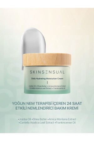 Daily Hydrating Moisturizer Cream Jojoba Oil Shea Butter 24 Saat Etkili Nemlendirici nemlendiricii - 2