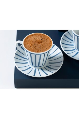 Dainty Dint Porzellan-Set mit 2 Kaffeetassen 80 ml Marineblau 10037553 - 4