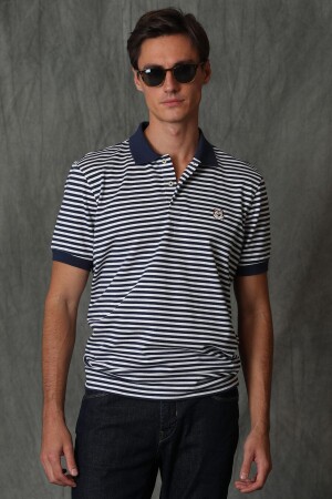 Daısy Smart Erkek Polo Tişört Lacivert - 1