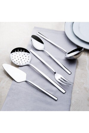 MNZ-DALYAN SIMPLE 5 PIECE SERVICE SET - Nehir