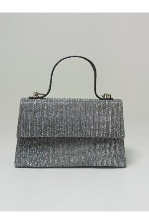 Damen-Abendtasche in Platinsilber - 2