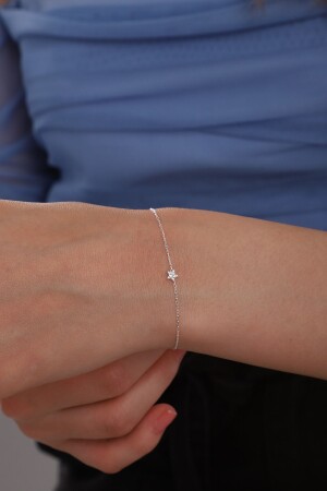 Damen-Armband aus 925er-Sterlingsilber mit Mini-Stern-Kette - 1