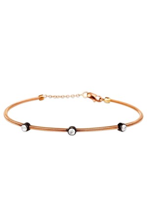 Damen-Armband mit Rosenstein und Diamant - 1