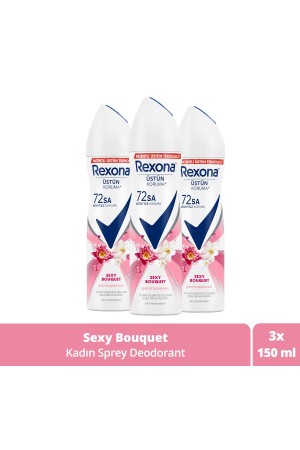 Damen-Deodorant-Spray Sexy Bouquet 72 Stunden ununterbrochener überlegener Schutz 150 ml X3 - 2