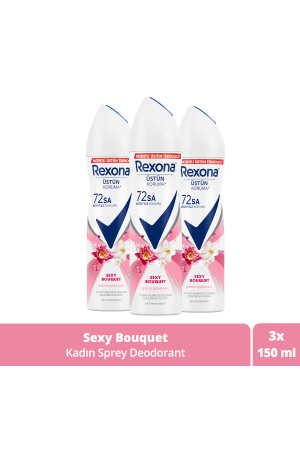 Damen-Deodorant-Spray Sexy Bouquet 72 Stunden ununterbrochener überlegener Schutz 150 ml X3 SET. UNI. 4070 - 1
