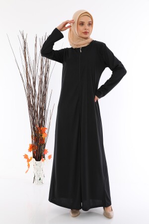 Damen-Gebetskleid Abaya mit Reißverschluss - 2