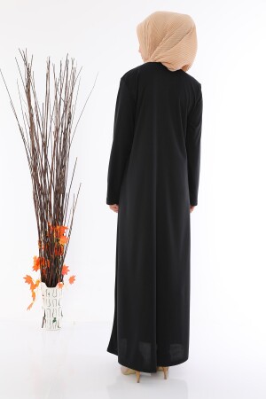 Damen-Gebetskleid Abaya mit Reißverschluss - 3