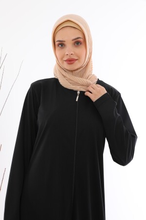 Damen-Gebetskleid Abaya mit Reißverschluss - 4