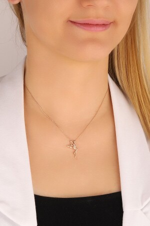 Damen-Halskette Rose Nymph Tinkerbell aus Silber 925 Sterling KLLB000253 - 1