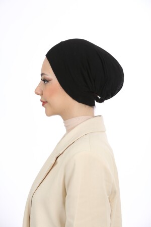 Damen-Hijab mit großem Volumen, praktischer, rutschfester Haube, die unter den Hals und das Kinn reicht - 6