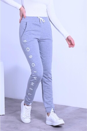 Damen-Jogginghose mit Schlitz und Details 9450 - 1